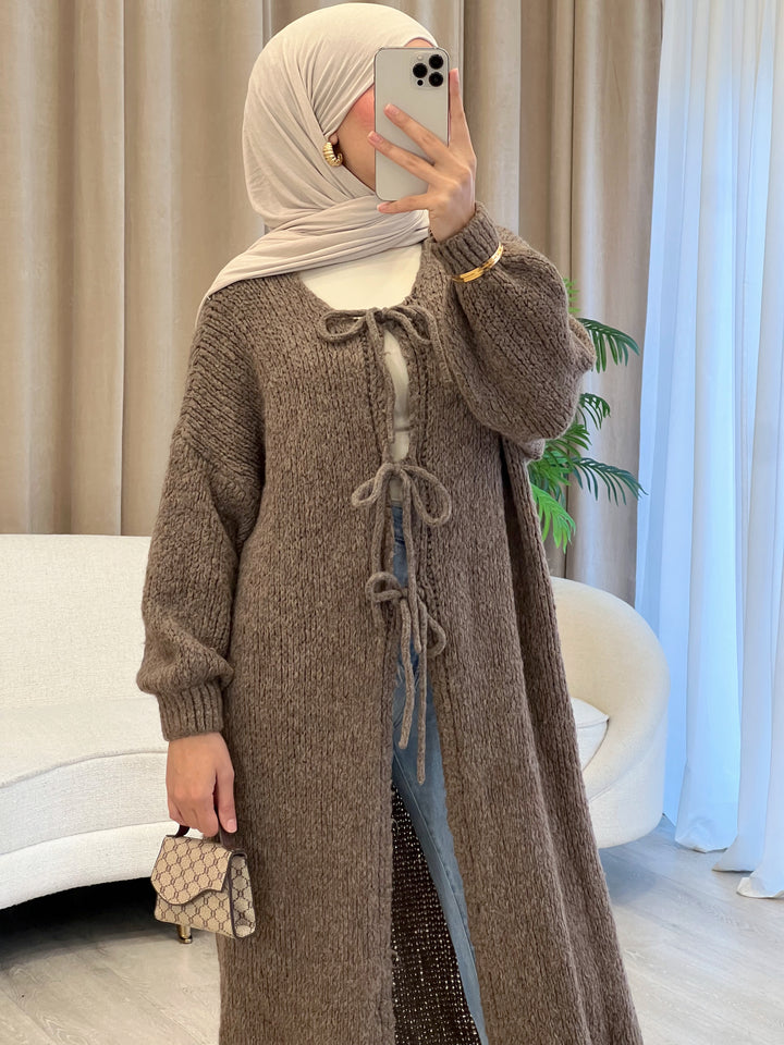 Wolkenweich Oversized Cardigan in Mocha