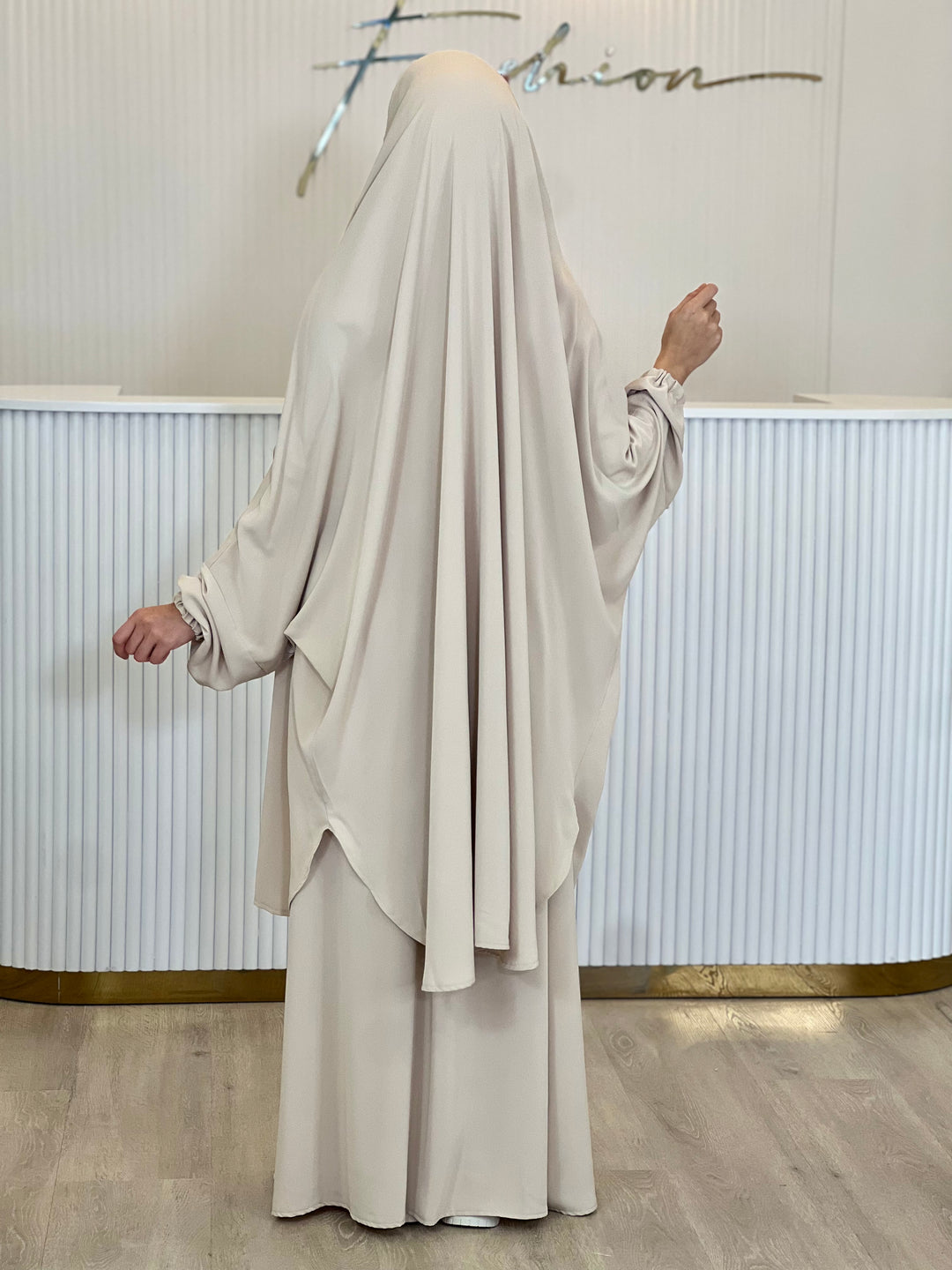 Medina Jilbab Set in Beige