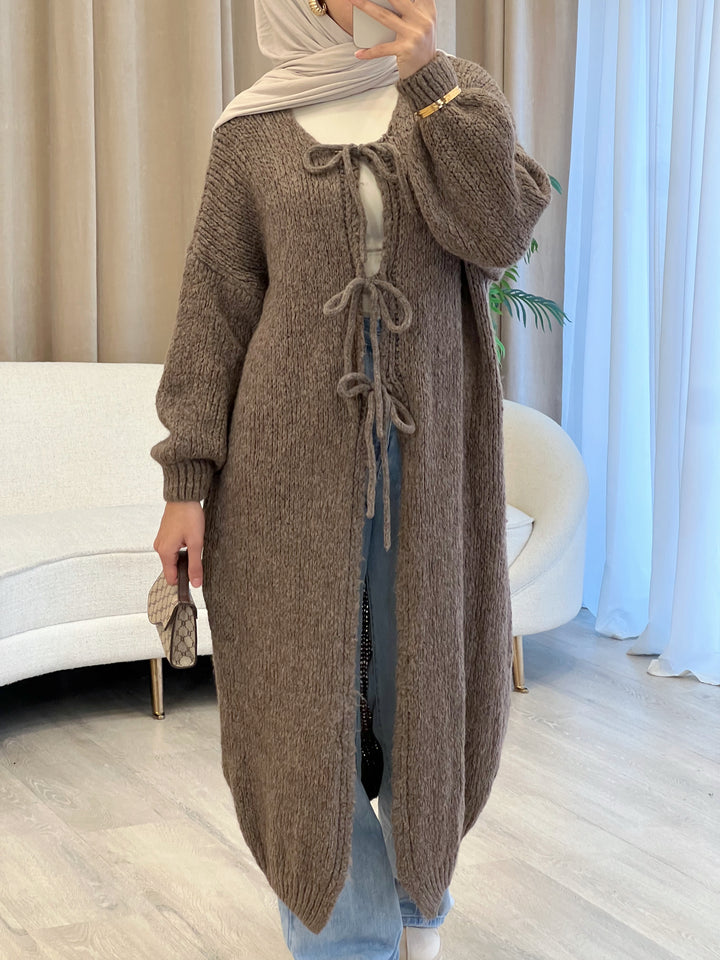 Wolkenweich Oversized Cardigan in Mocha