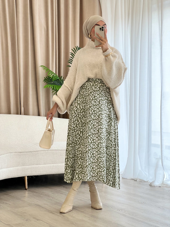 Vivi Oversized Pullover in Creme