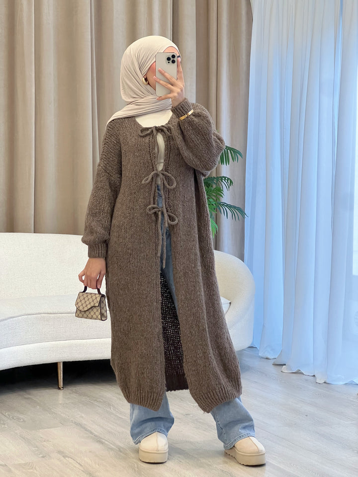 Wolkenweich Oversized Cardigan in Mocha